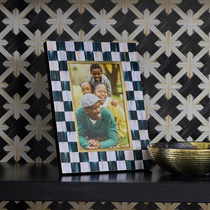 Courtly Check Lacquer Frame