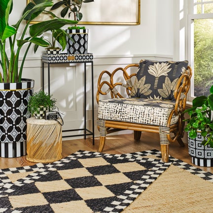 Diamond Jute Rug
