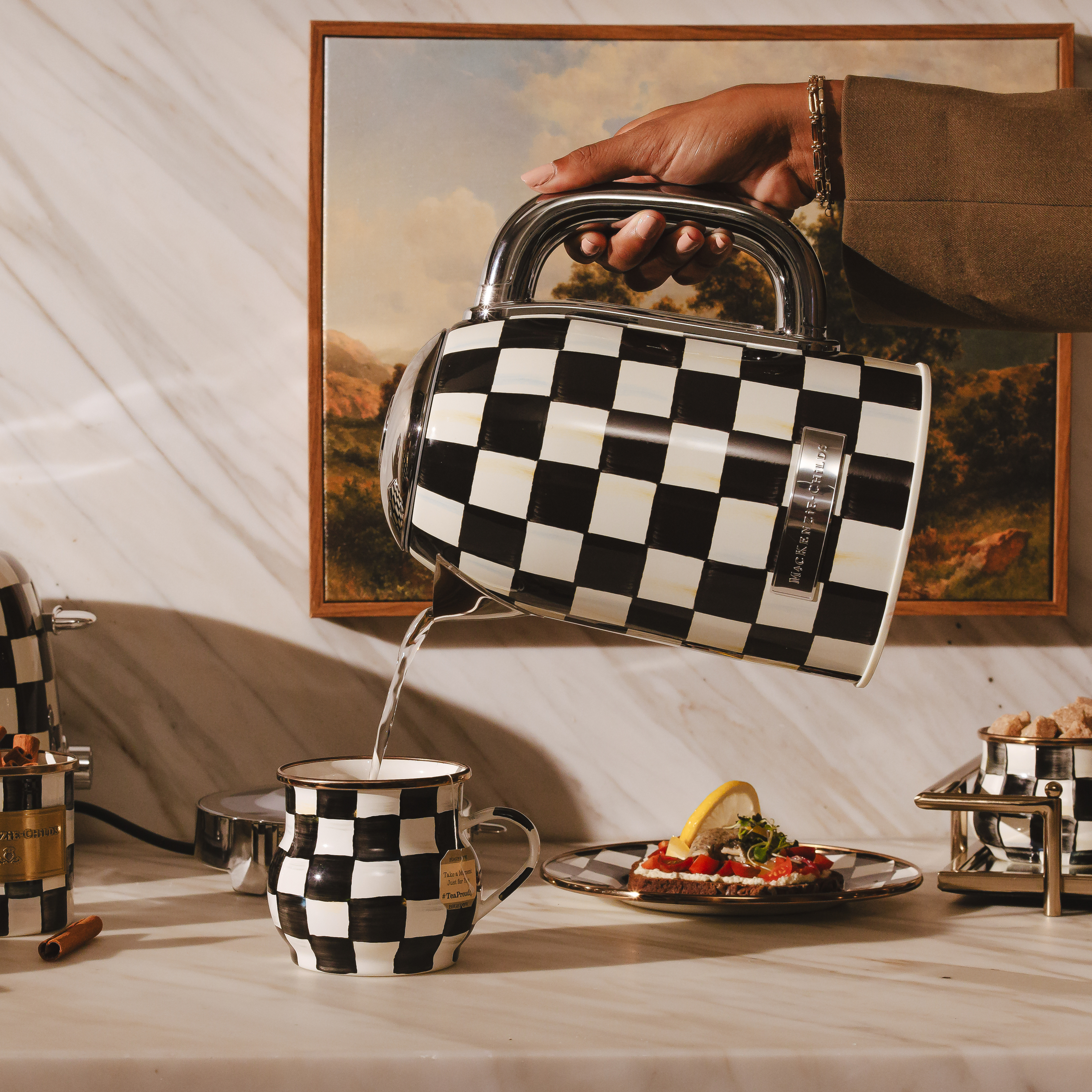 MacKenzie-Childs Tea Kettle - Thumbnail 2