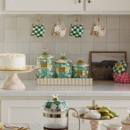 Emerald English Garden Canisters