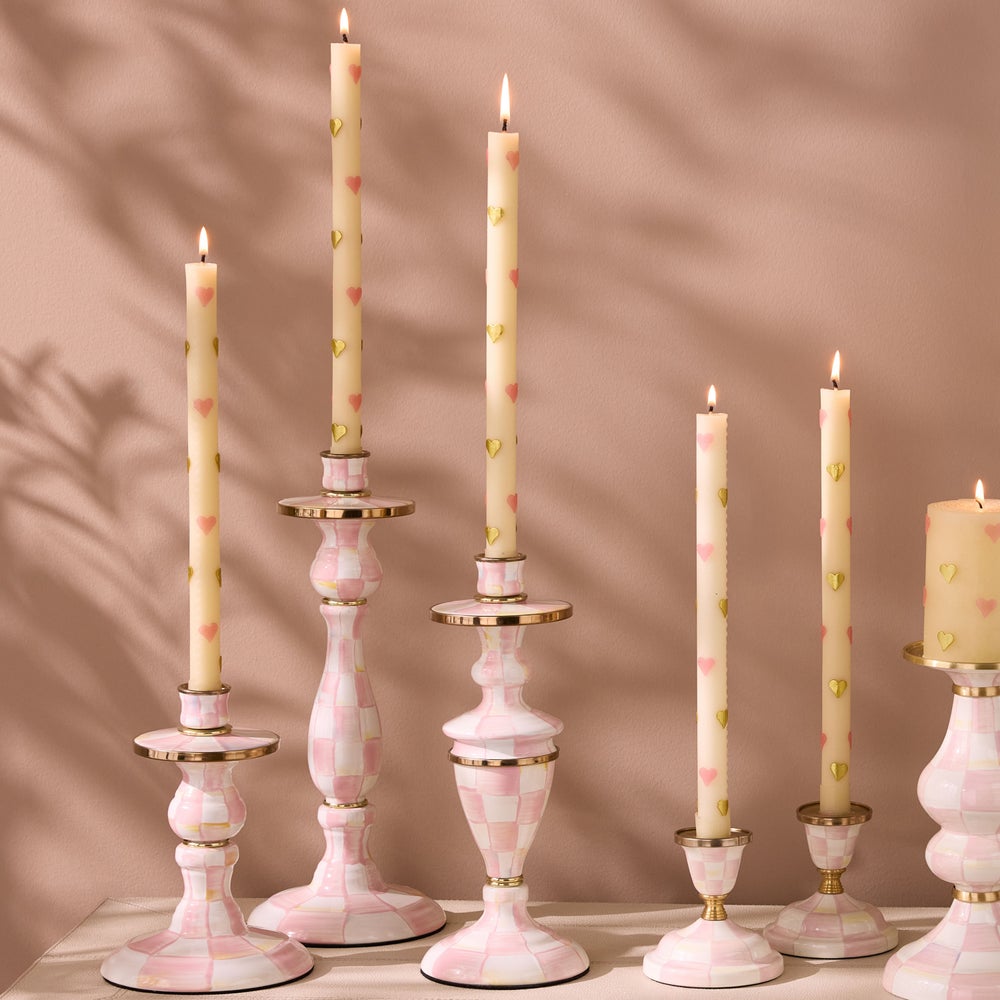Enamel Dinner Candlestick Holder mackenzie-childs Panama imagen 1 Enamel Dinner Candlestick Holder mackenzie-childs Panama imagen 1