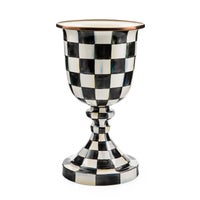 Enamel Pedestal Vase