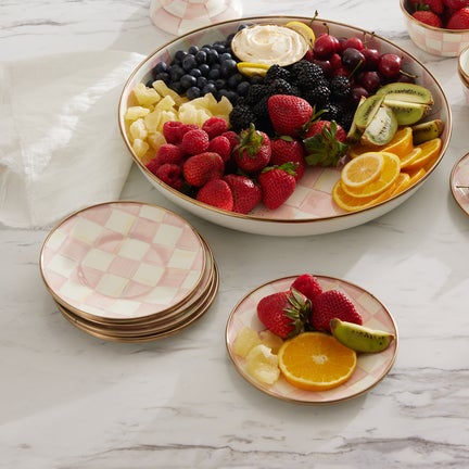 Enamelware Appetizer Plates, Set of 4