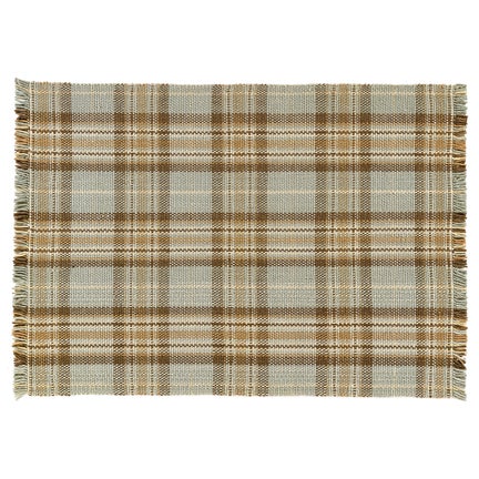 Field Study Woven Tartan Rug