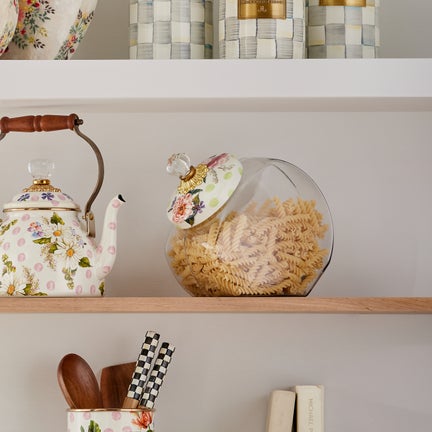 Floral Cookie Jar