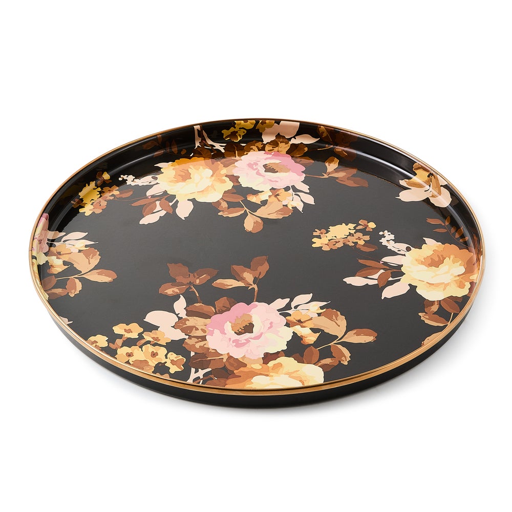 Floral Enamelware Round Tray mackenzie-childs Panama imagen 2