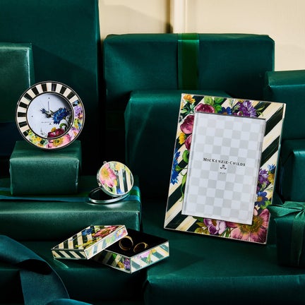 Floral Silver Plated Frame