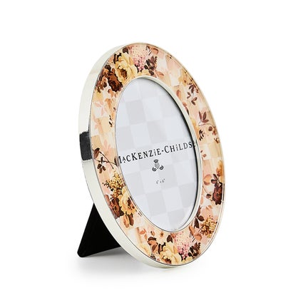Floral Silver Plated Frame