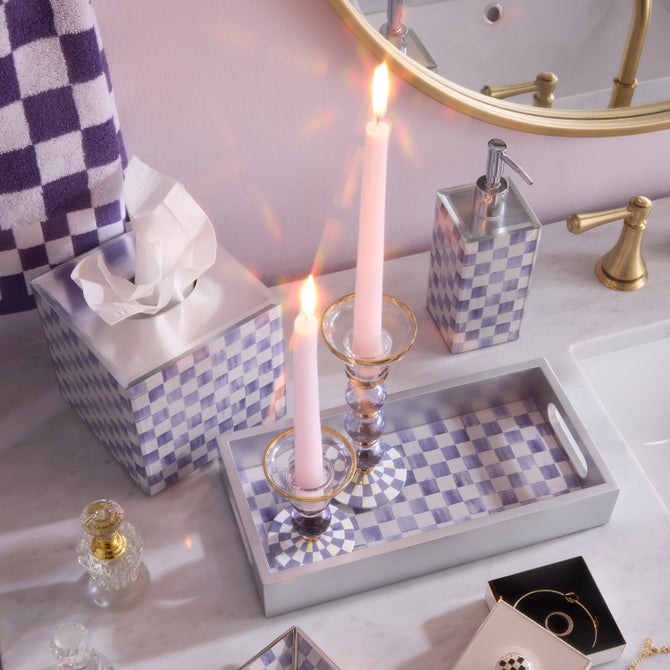 Check Glass Candlestick image number 1