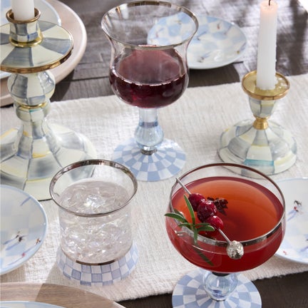 Gray Malin Ski Holiday Glassware