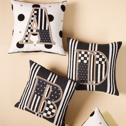 Monogram Throw Pillow