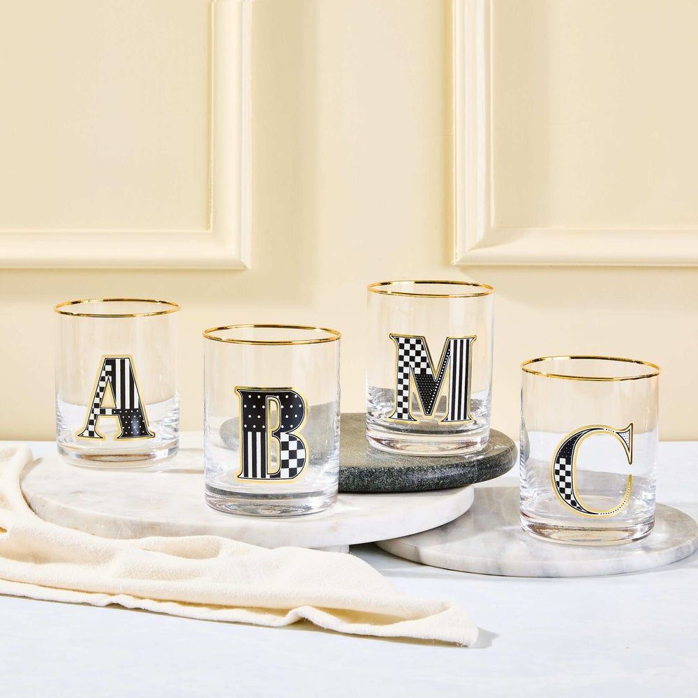 Monogram Tumbler mackenzie-childs Panama imagen 1 Monogram Tumbler mackenzie-childs Panama imagen 1