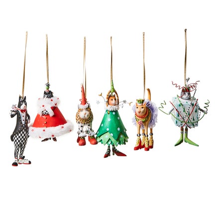 Patience Brewster Mini Cat & Dog Ornament Set
