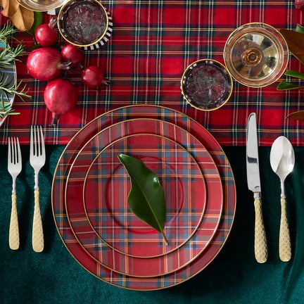 Red Tartastic Dinnerware
