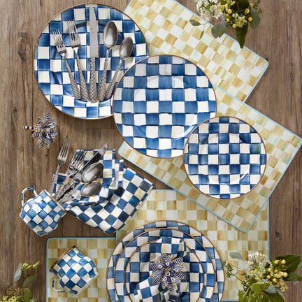 Royal Check Enamel Dinnerware