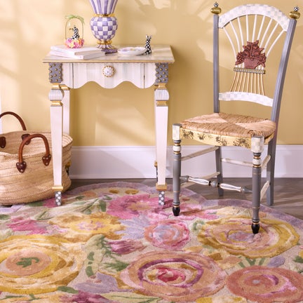 Scalloped Flower Meadow Rug