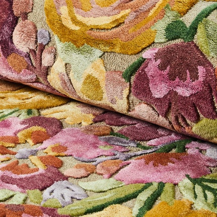 Scalloped Flower Meadow Rug