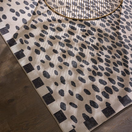 Snow Leopard Washable Rug