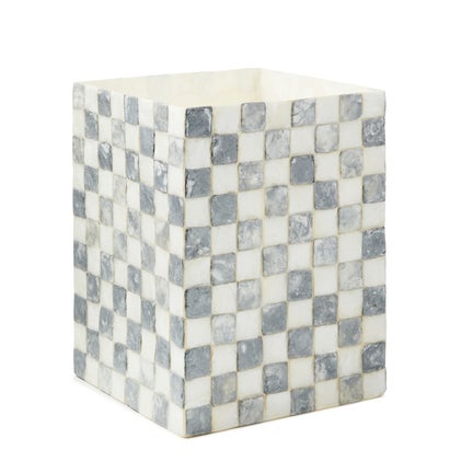 Sterling Check Capiz Bath Collection