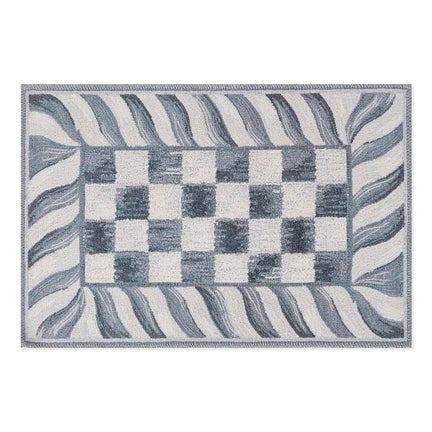 Sterling Check Washable Rug