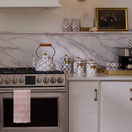 Violet Check Canisters