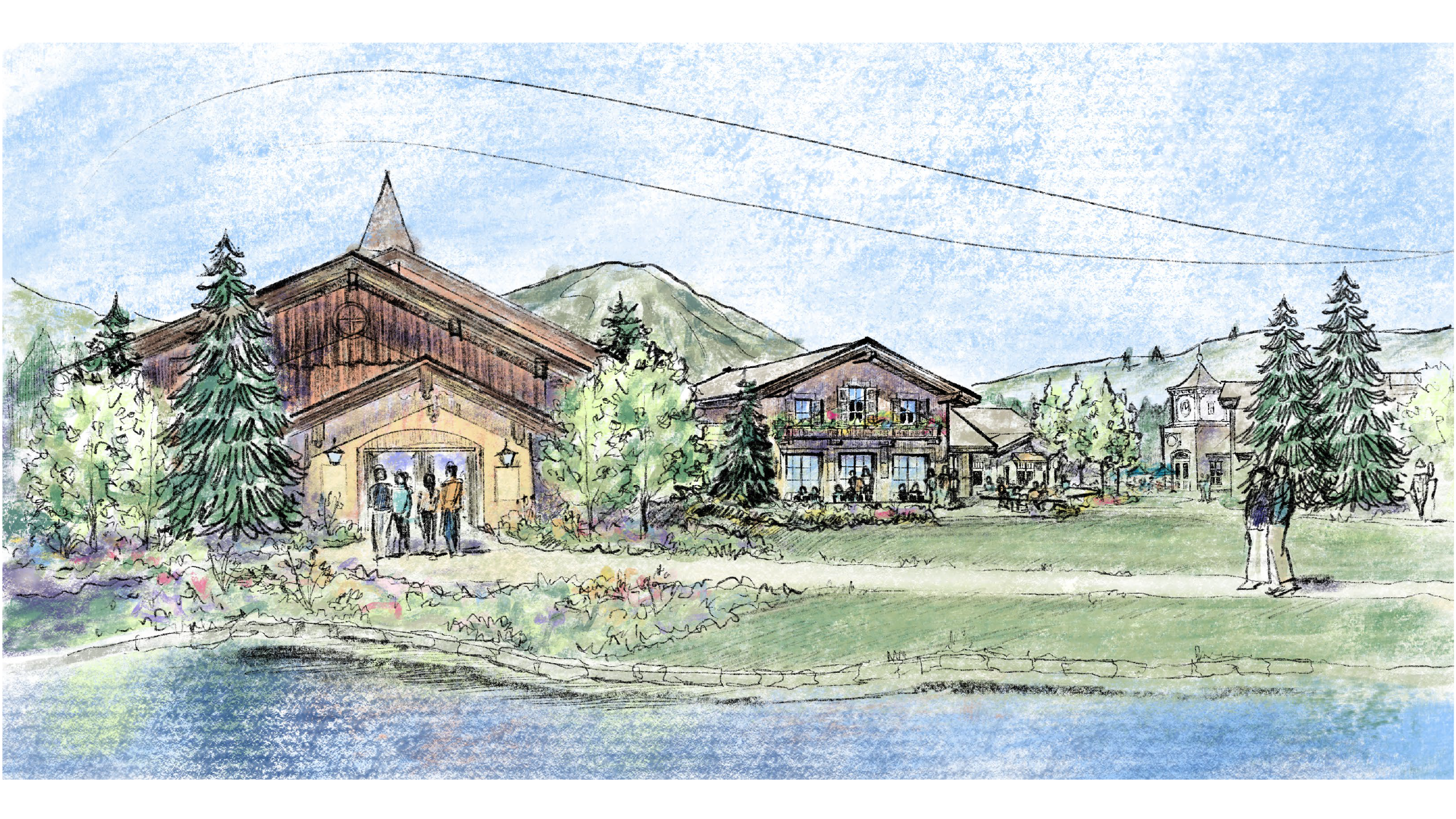 Illustration of Conceptual Improvements to Opera House