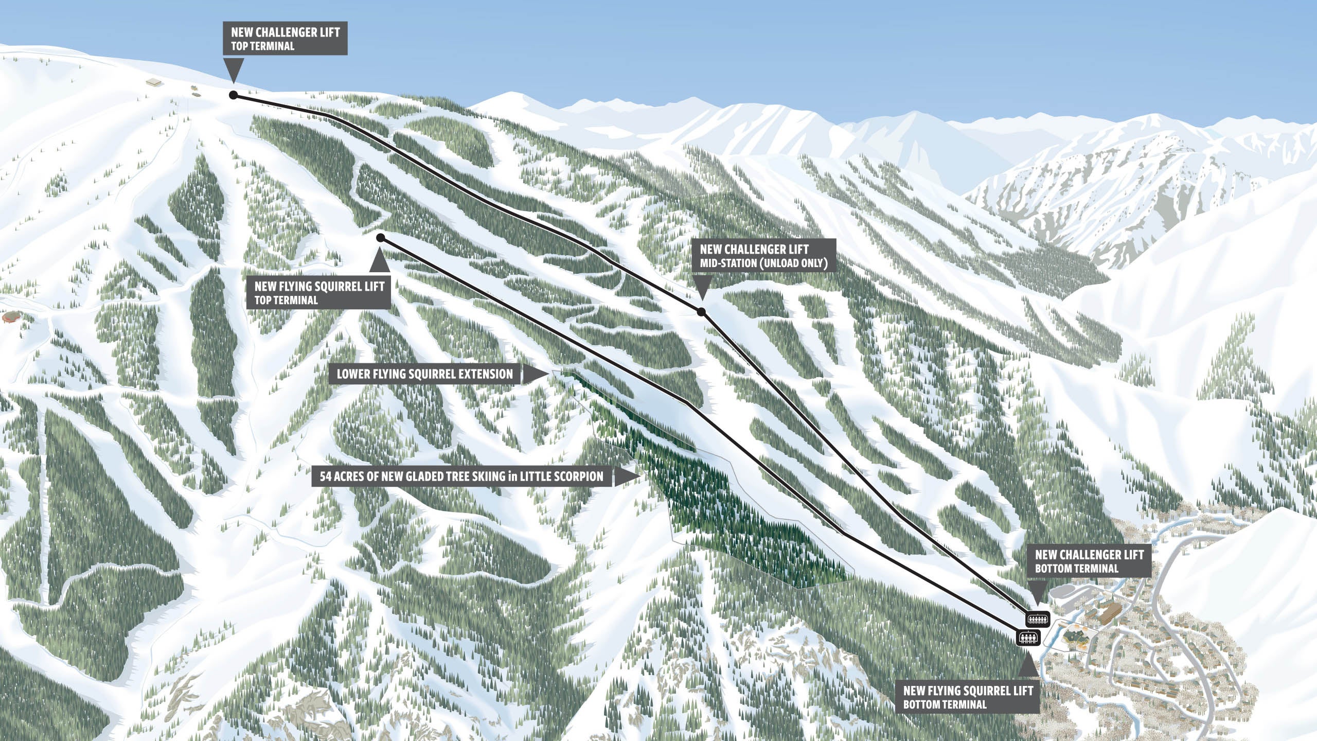 trail map overview of project