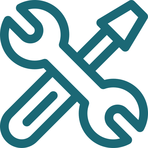 Abstract icon of three interconnected grids, symbolizing layers or levels.