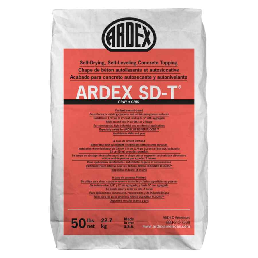 SD-T Self-Drying Self-Leveling Concrete Topping Gray