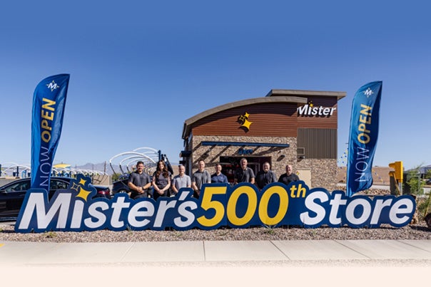 Mister Car Wash Celebrates Major Milestone with Opening of 500th Location in Tucson, AZ