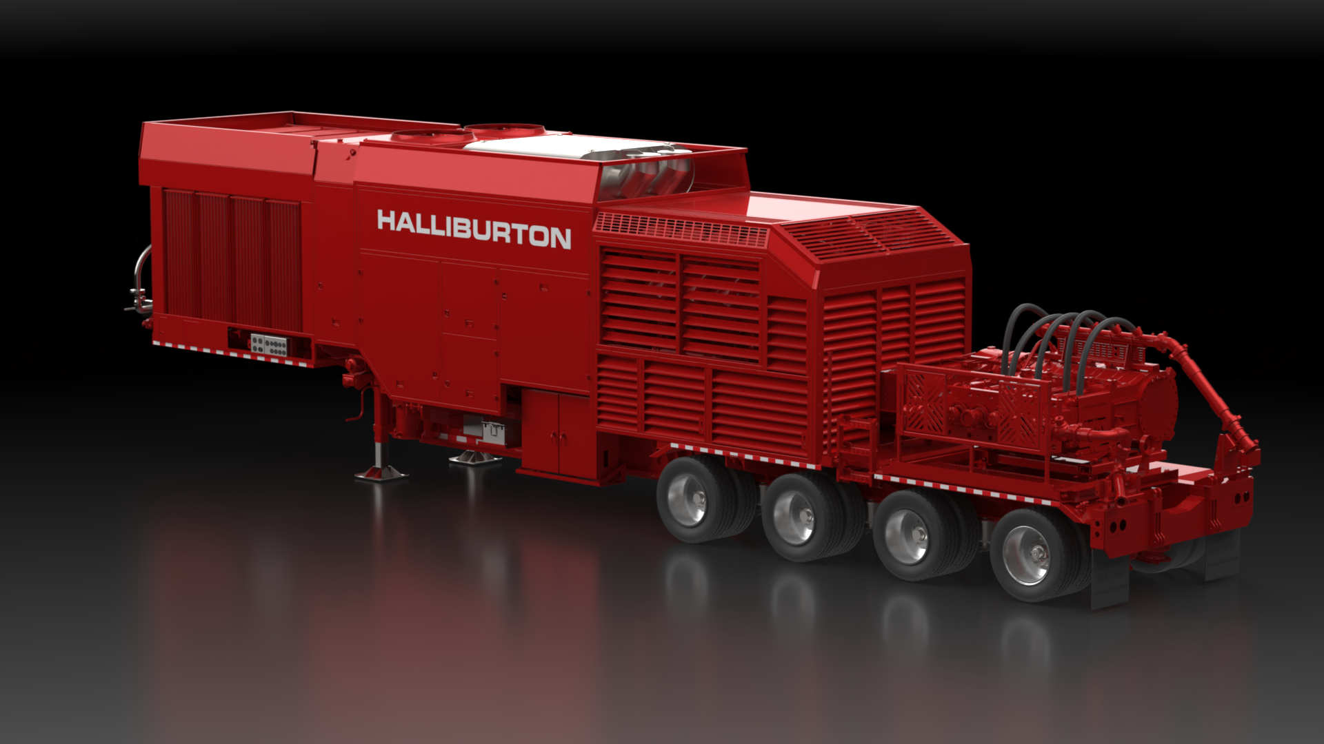 Gas  fracturing platform