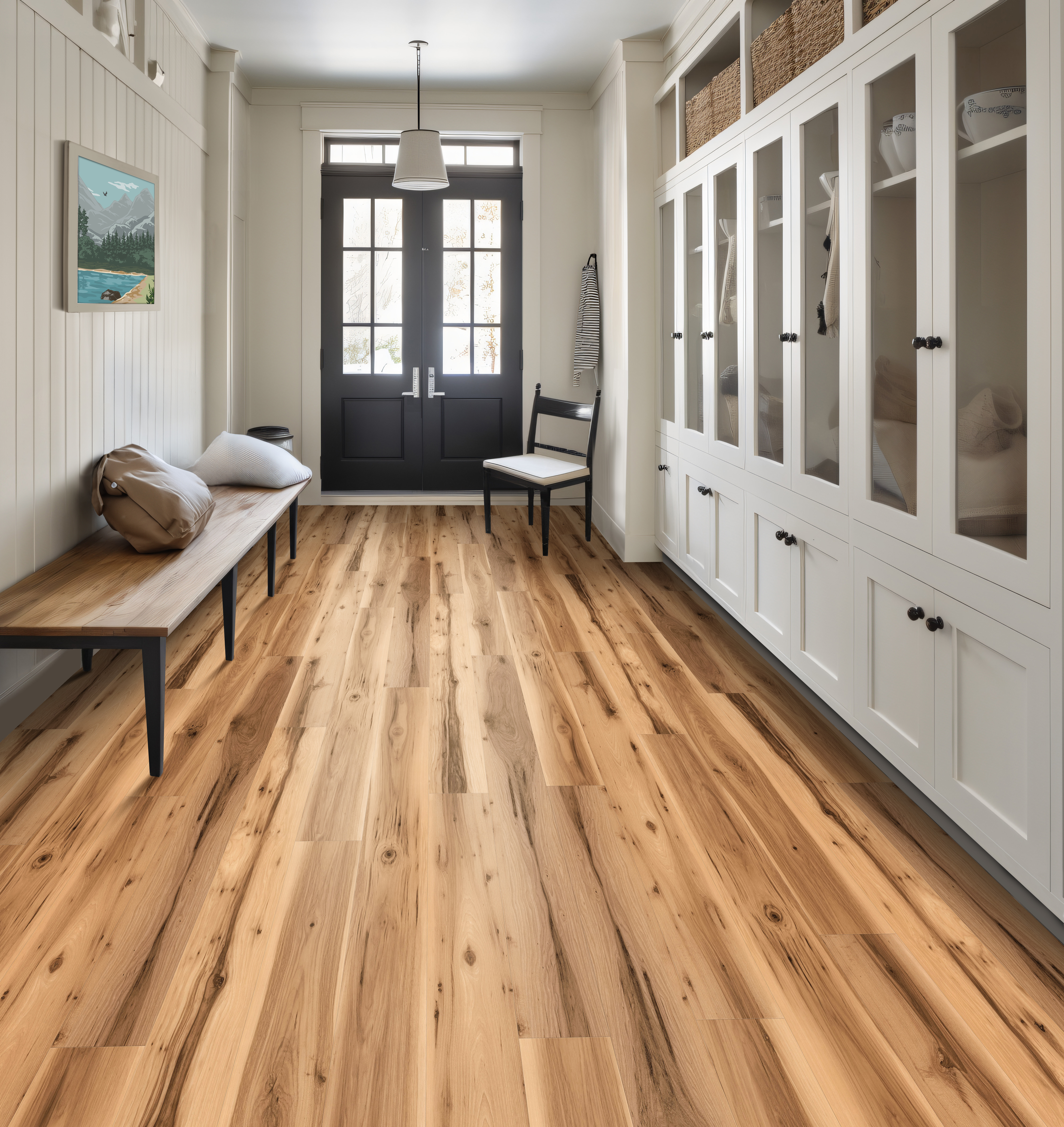 Desert Haze flooring, shown in a room