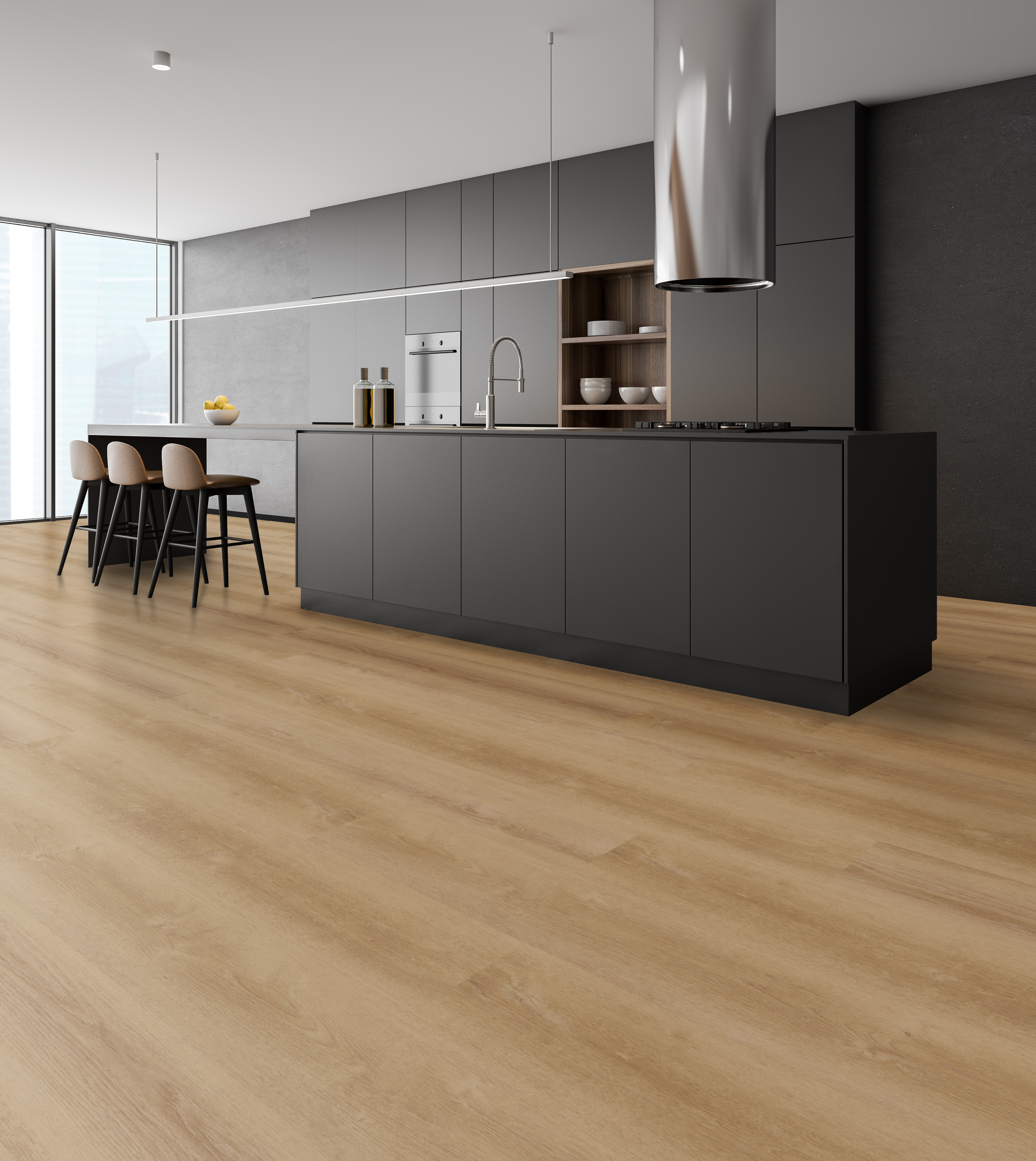 Sandbar flooring, shown in a room
