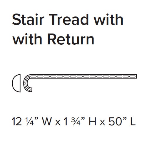 Stanton Carpet Stanton Decorative Waterproof Flooring Stair Tread