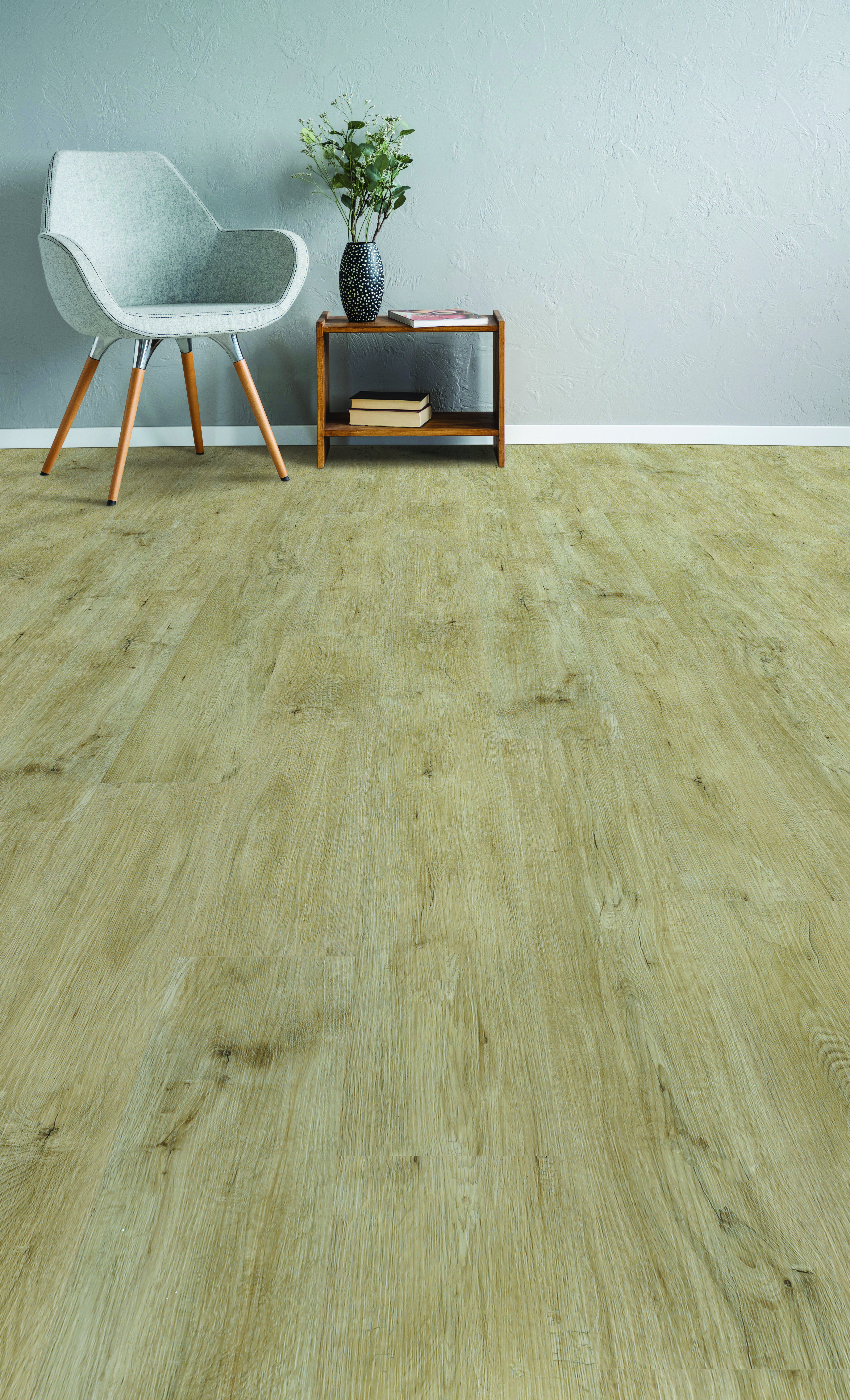 Treehouse flooring, shown in a room