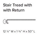 STAIR TREAD+NOSE SUM