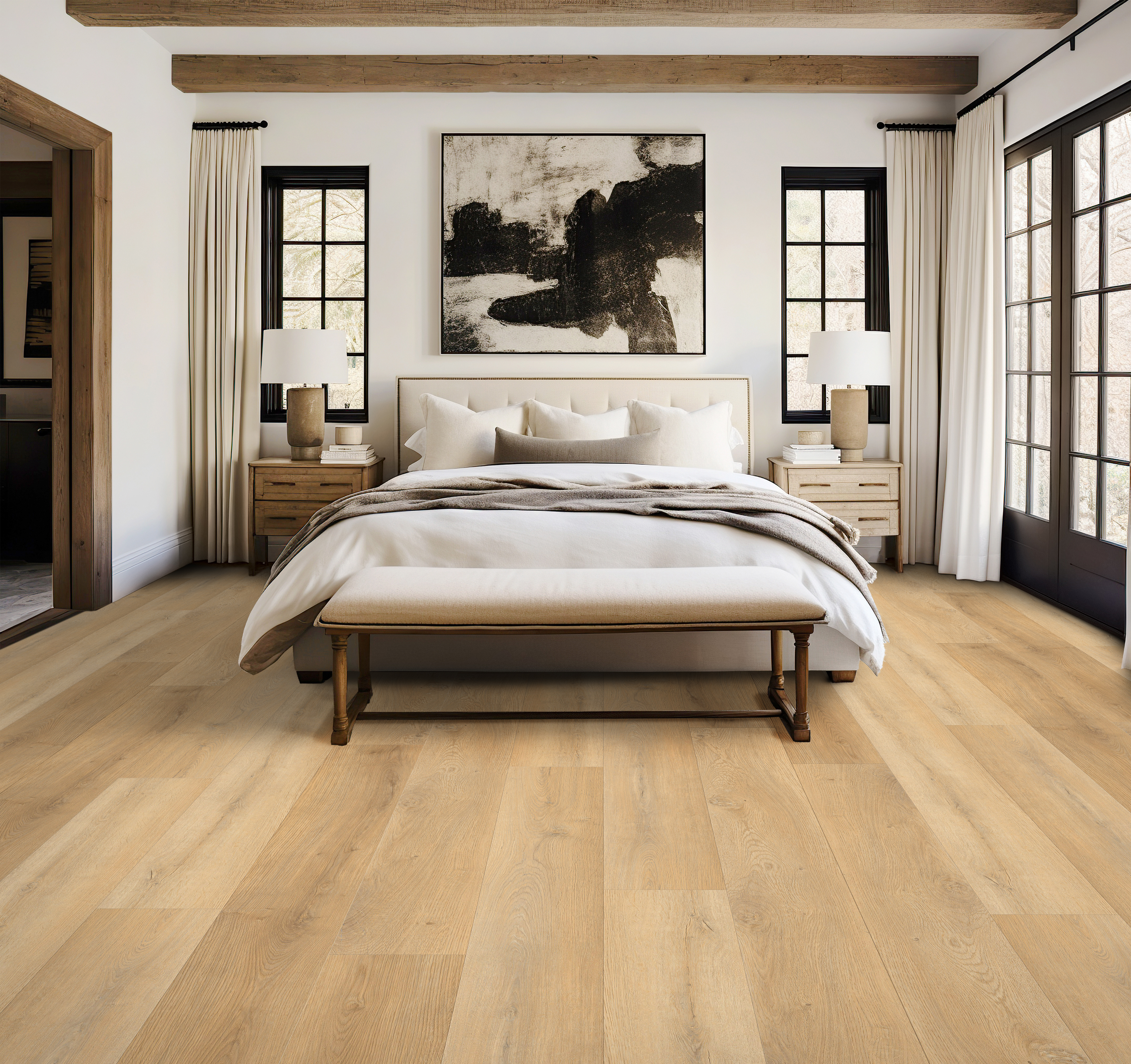 Toasted Timber flooring, shown in a room
