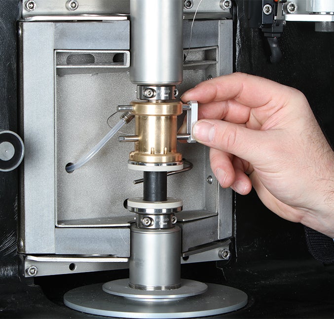 Fatigue Heat BuildUp testing module Metravib Material Testing