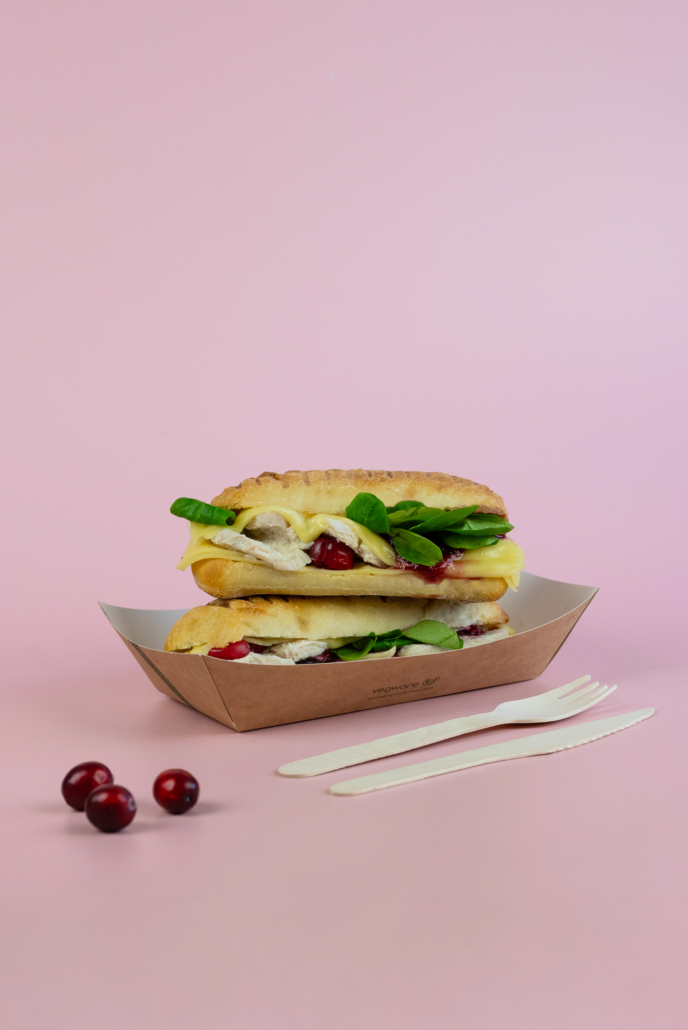 8 x 5.5in kraft food tray