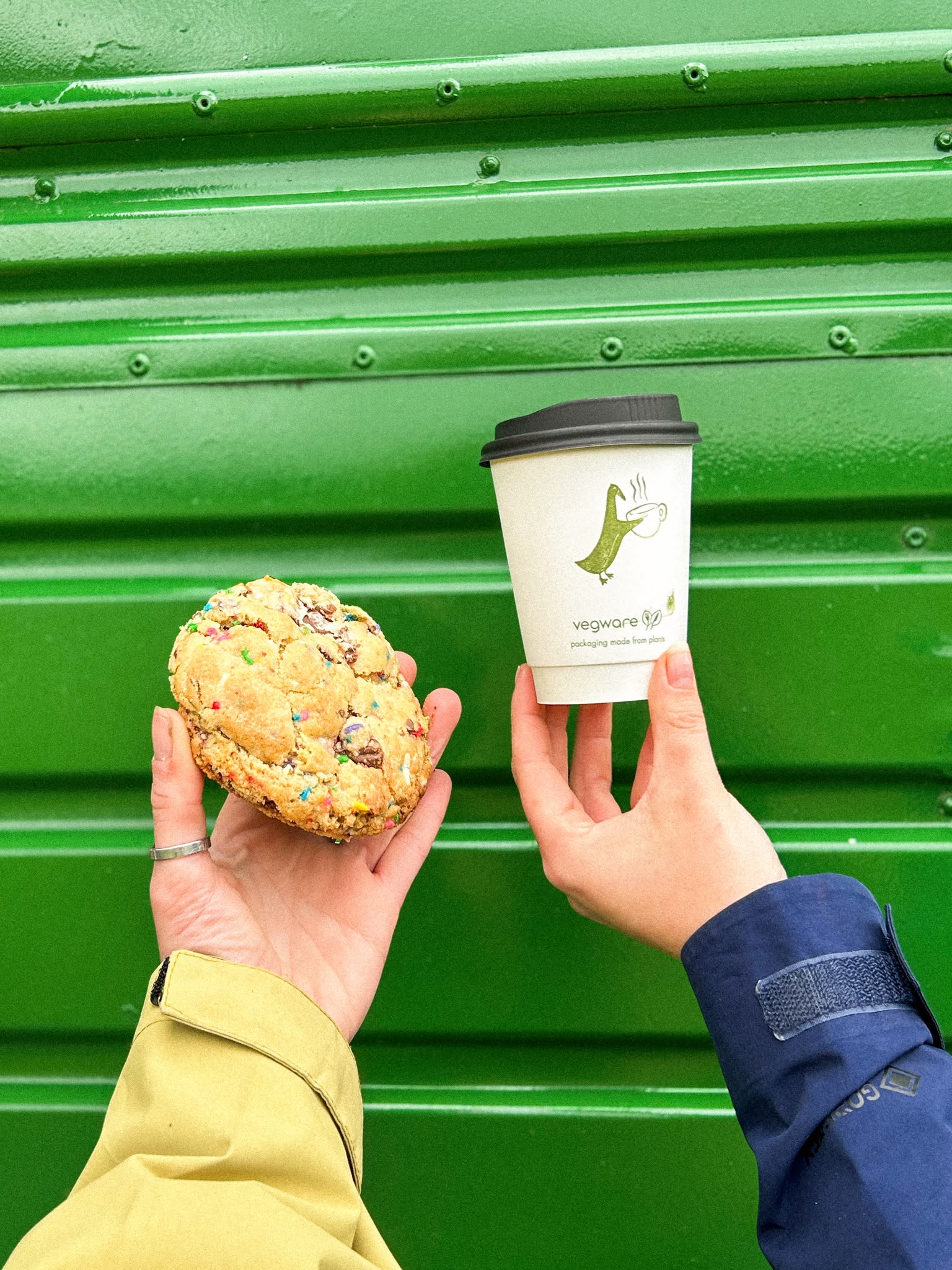 Vegware coffee shop packaging
