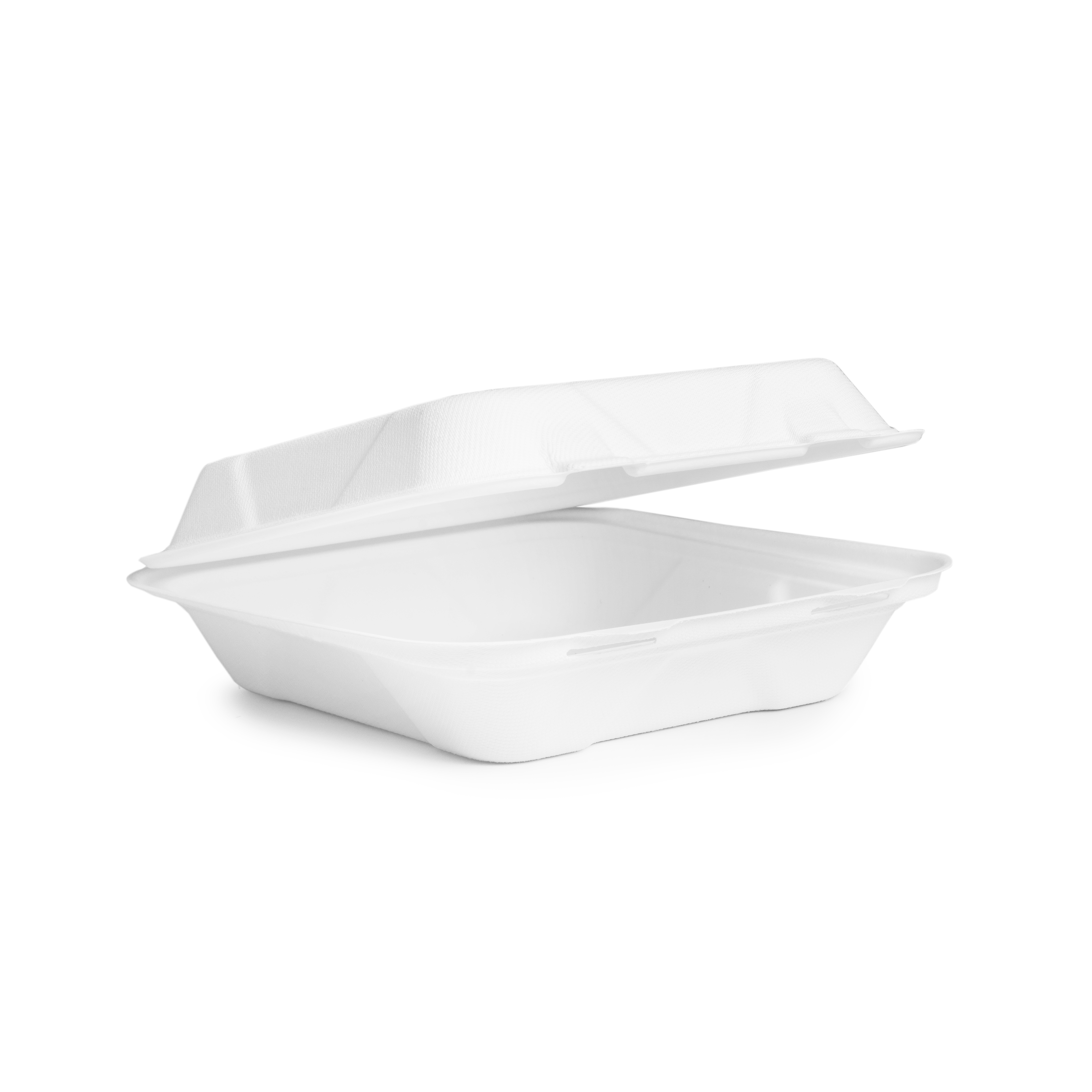 8in / 205mm square source-reduced Nourish moulded fibre lunch box Pack of 200