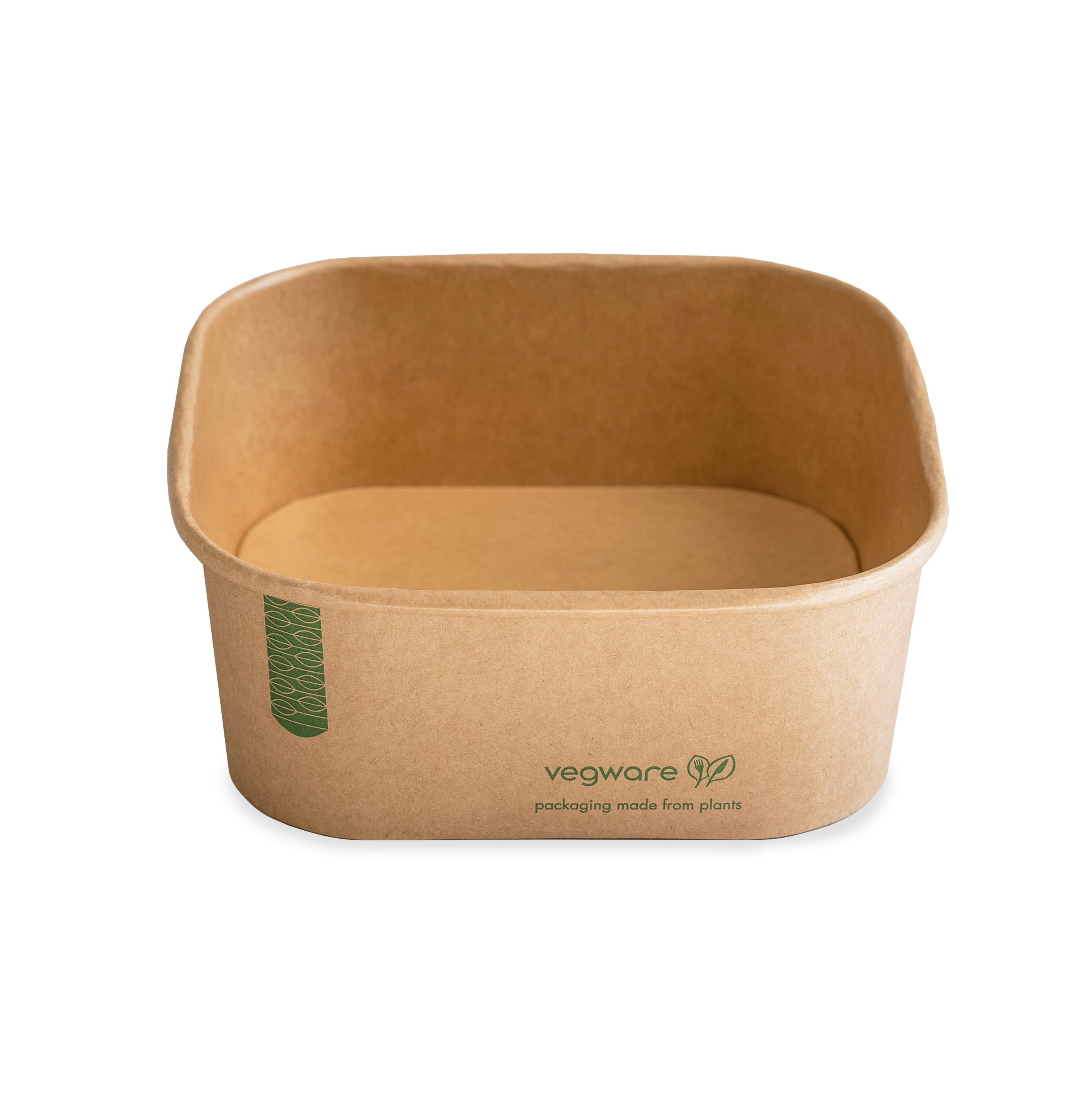 40oz/1200ml square kraft food container Pack of 300