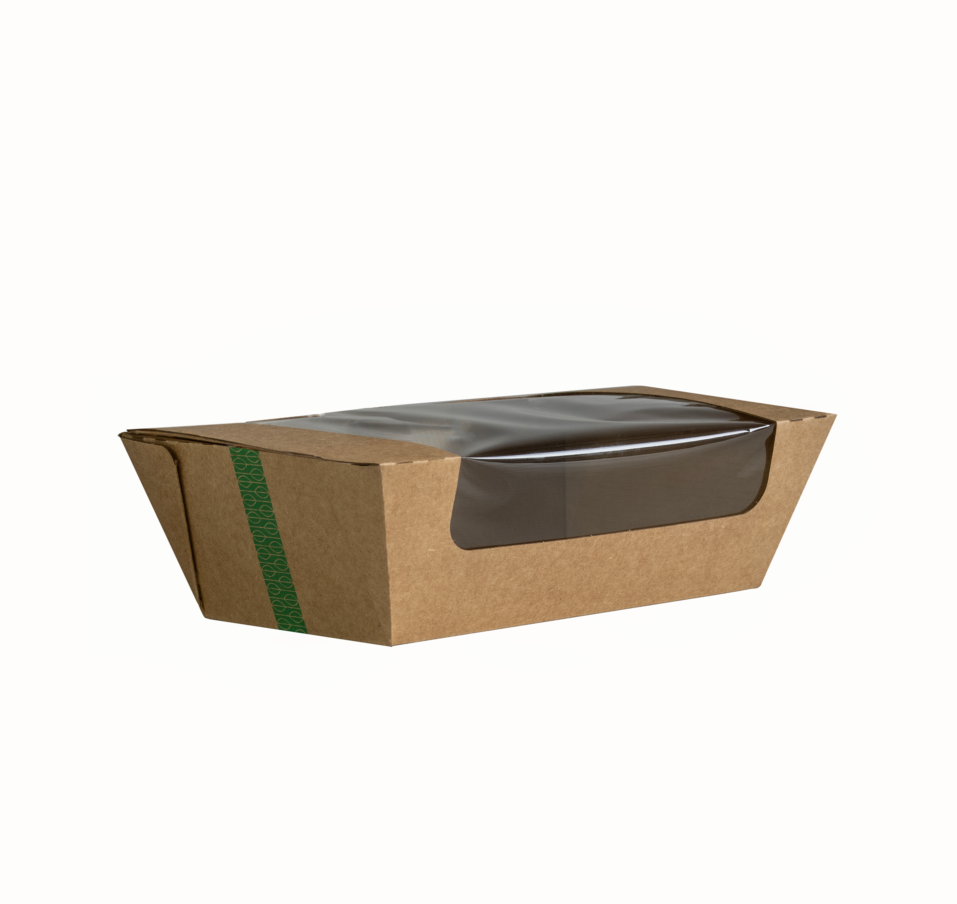 8 x 5in microflute hinged window hot box