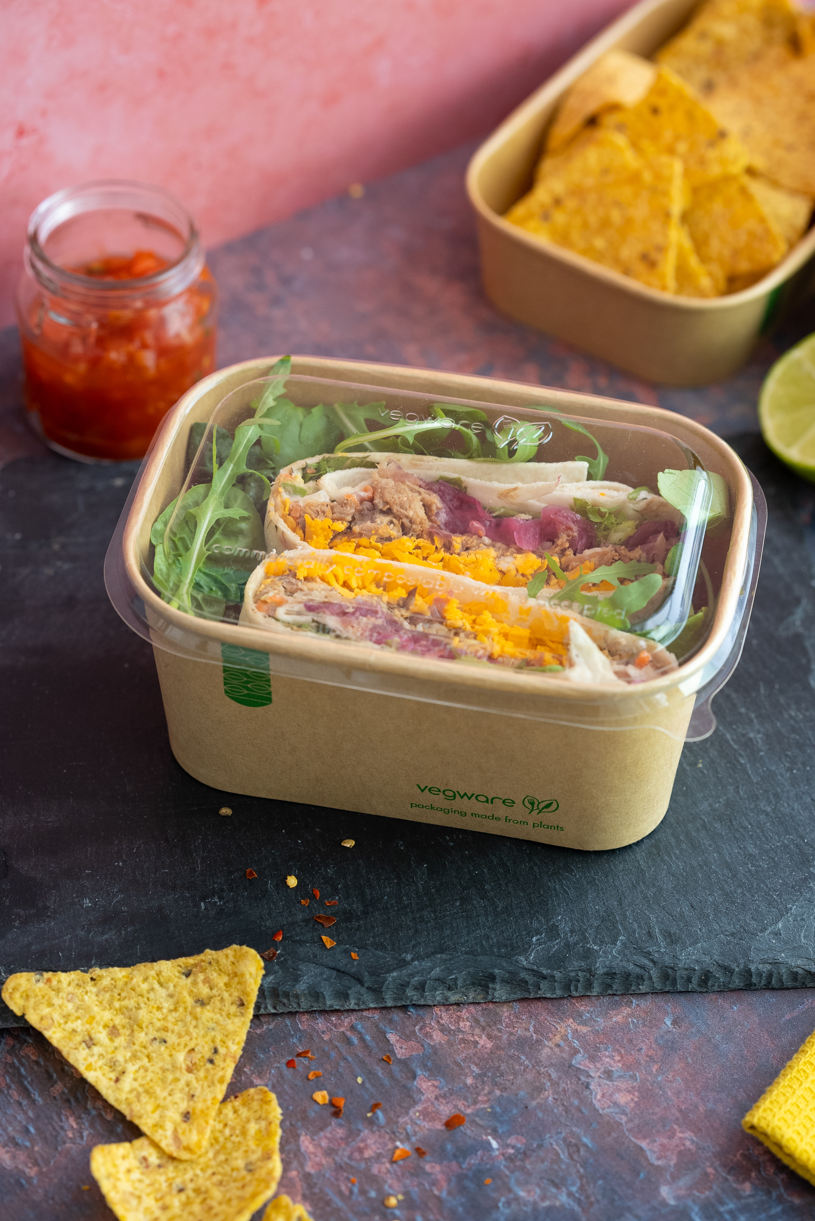 Square PLA lid - Pack of 300