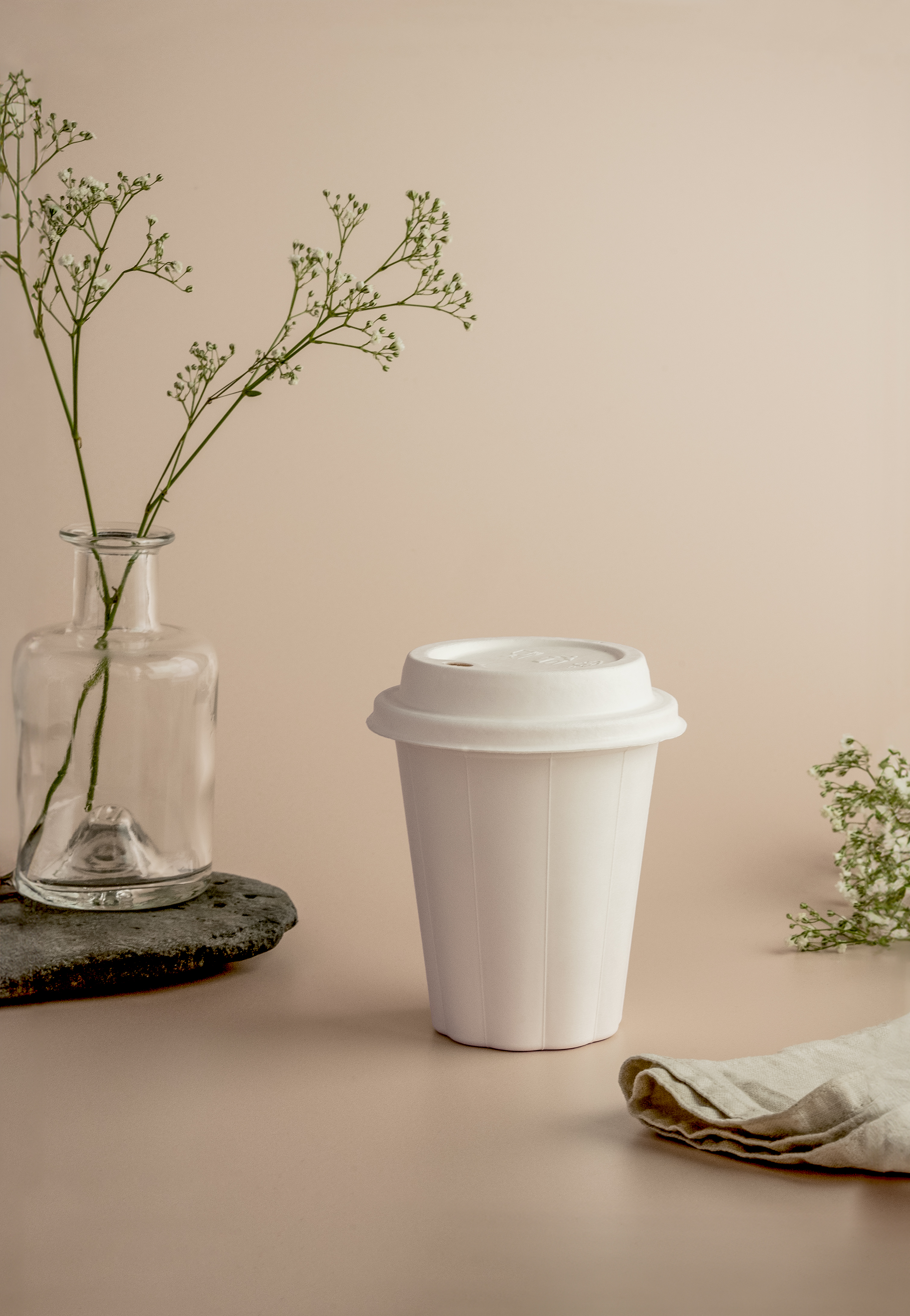 12oz/360ml Nourish moulded fibre cup - Pack of 500