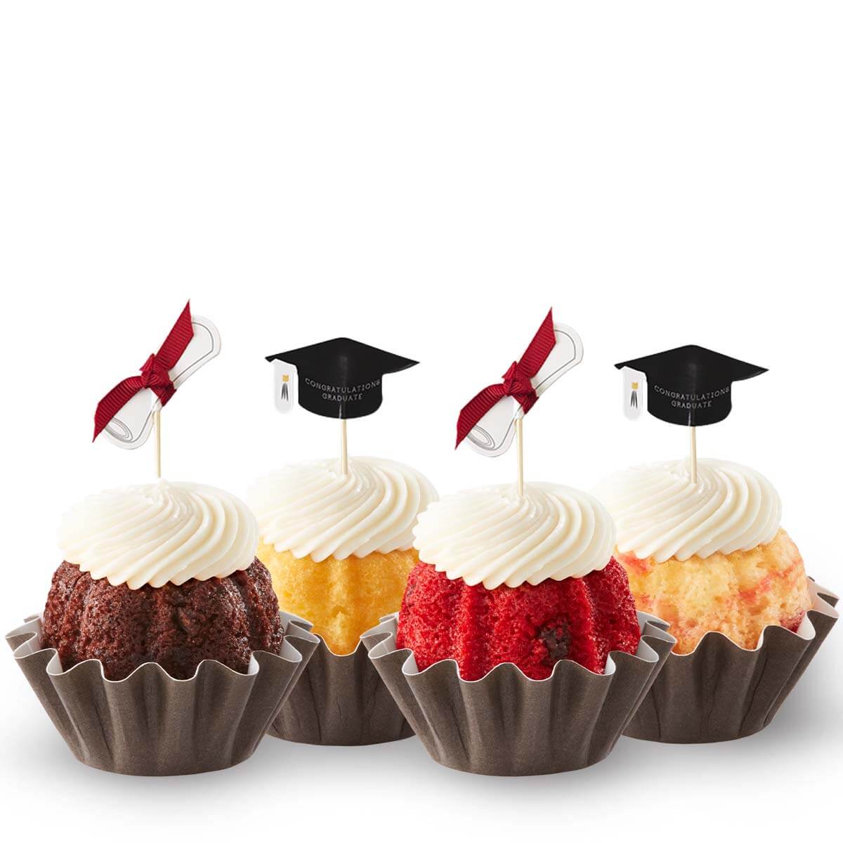 Four Graduation Bundtinis&reg;