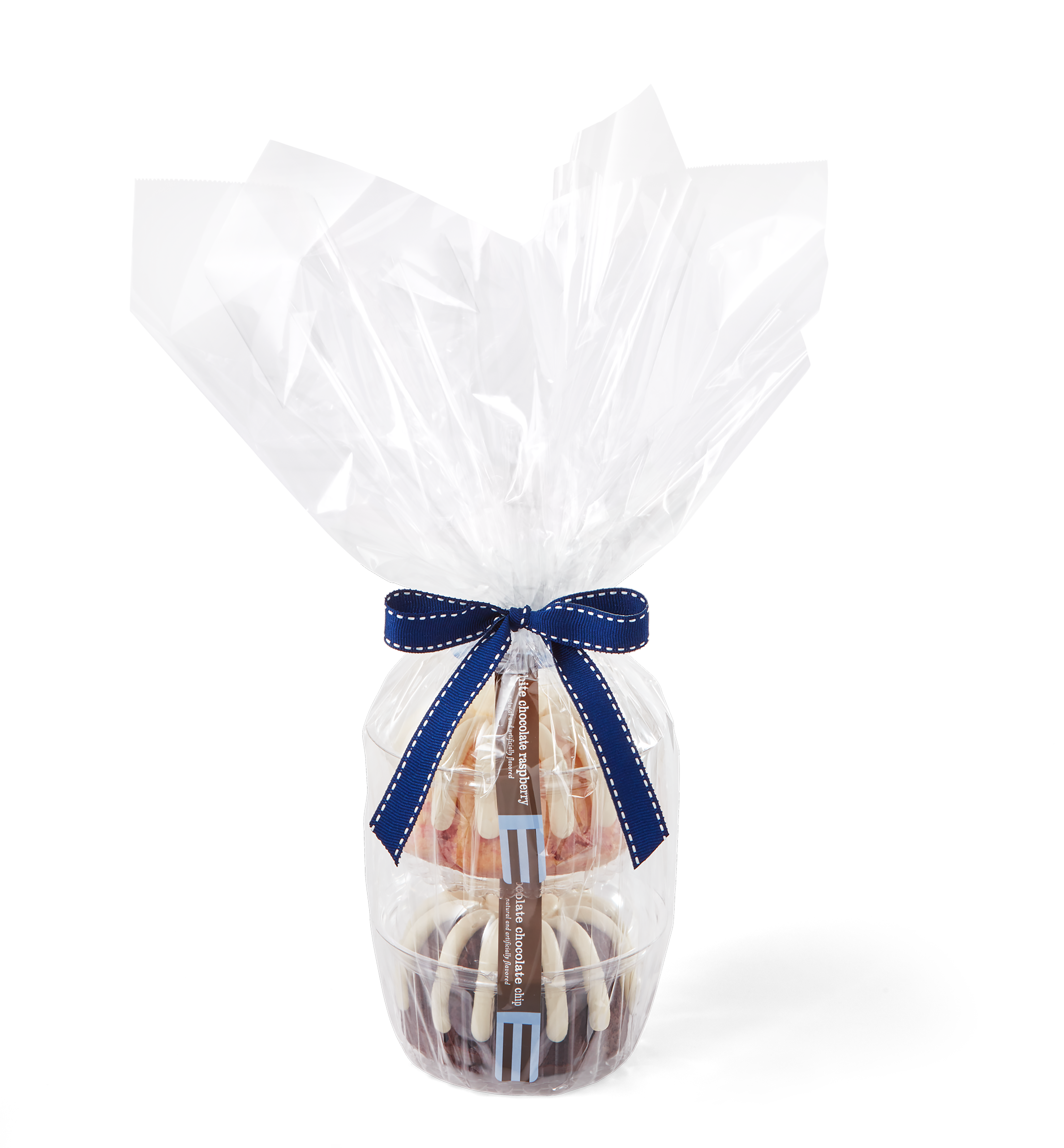 Two Bundtlets wrapped in cellophane and tied with a ribbon -- Shop Now