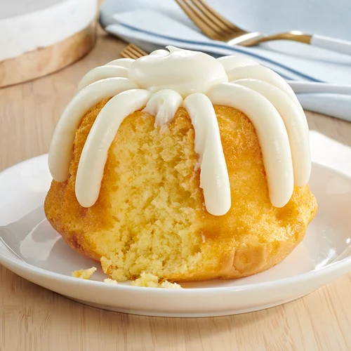 Lemon Bundtlet with signature frosting on top - Shop Bundtlets & Towers