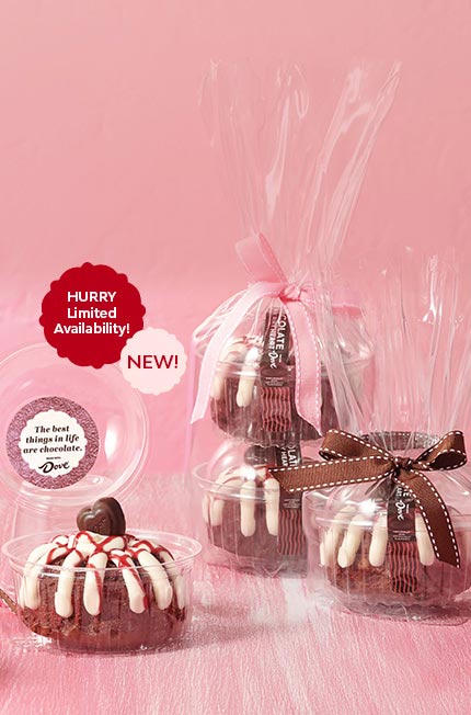 Chocolate Raspberry Heart Bundtlet