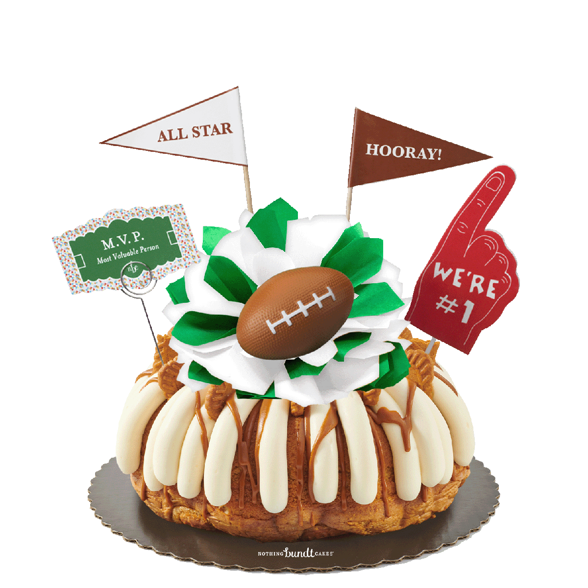 Biscoff® Cookie Butter Cake MVP - Football - Nothing Bundt Cakes